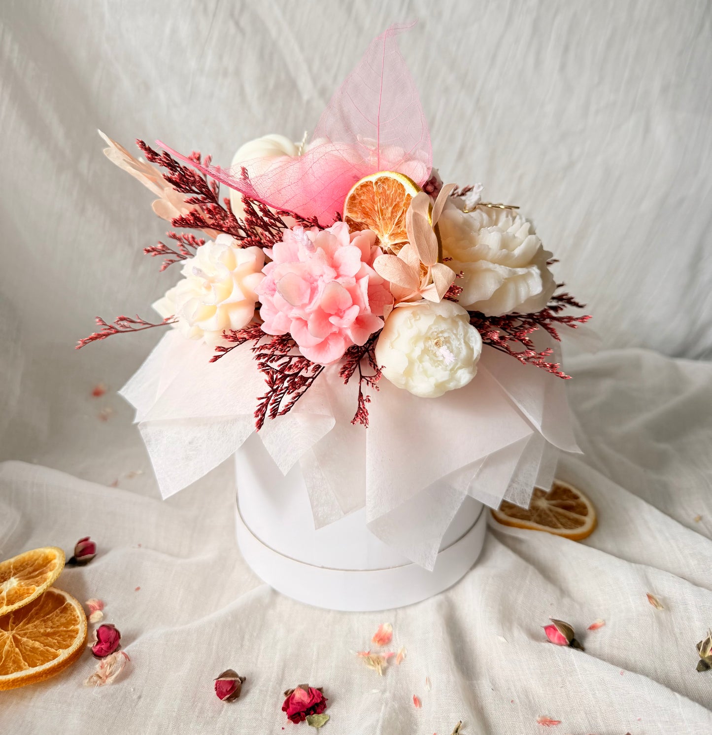 Blush Pumpkin Bouquet