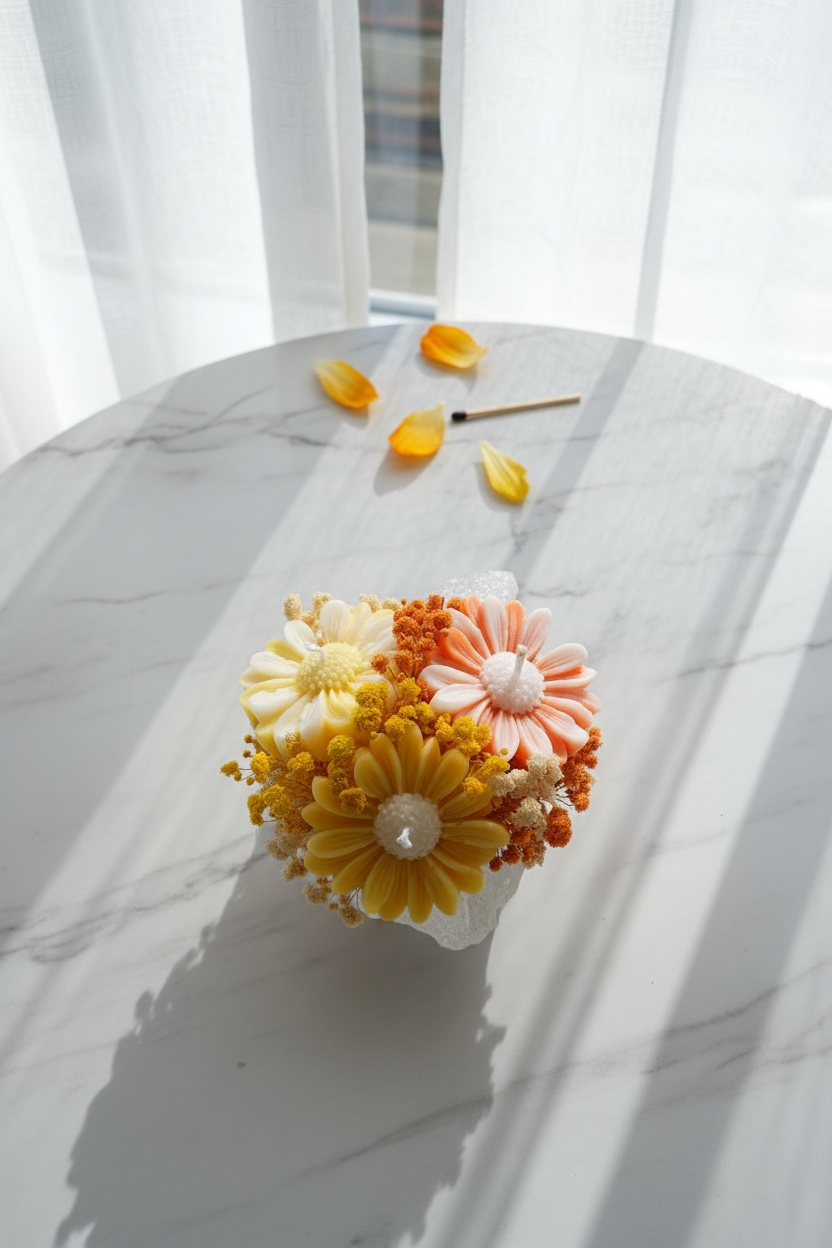 Marguerite Bouquet orange/yellow
