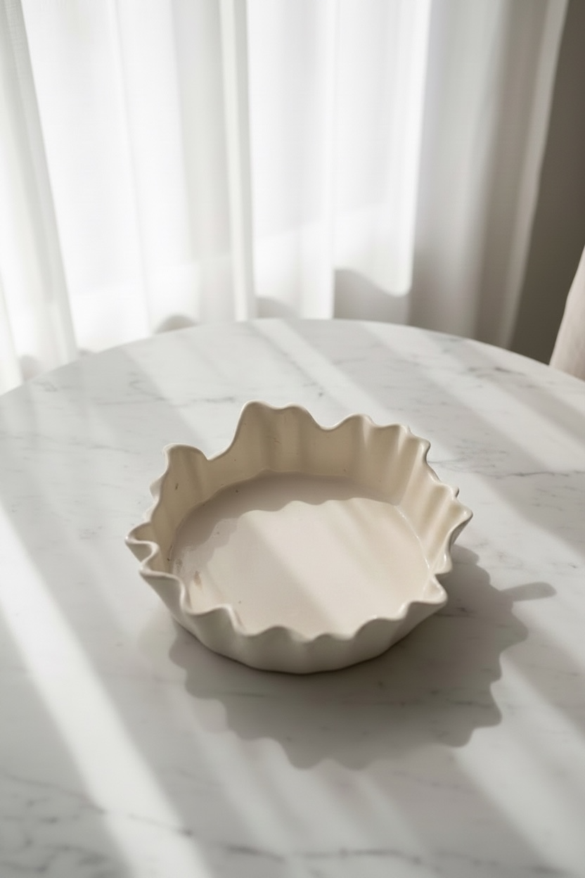 Ivory Wave Bowl