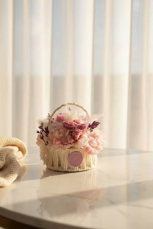 Cotton Bloom Basket
