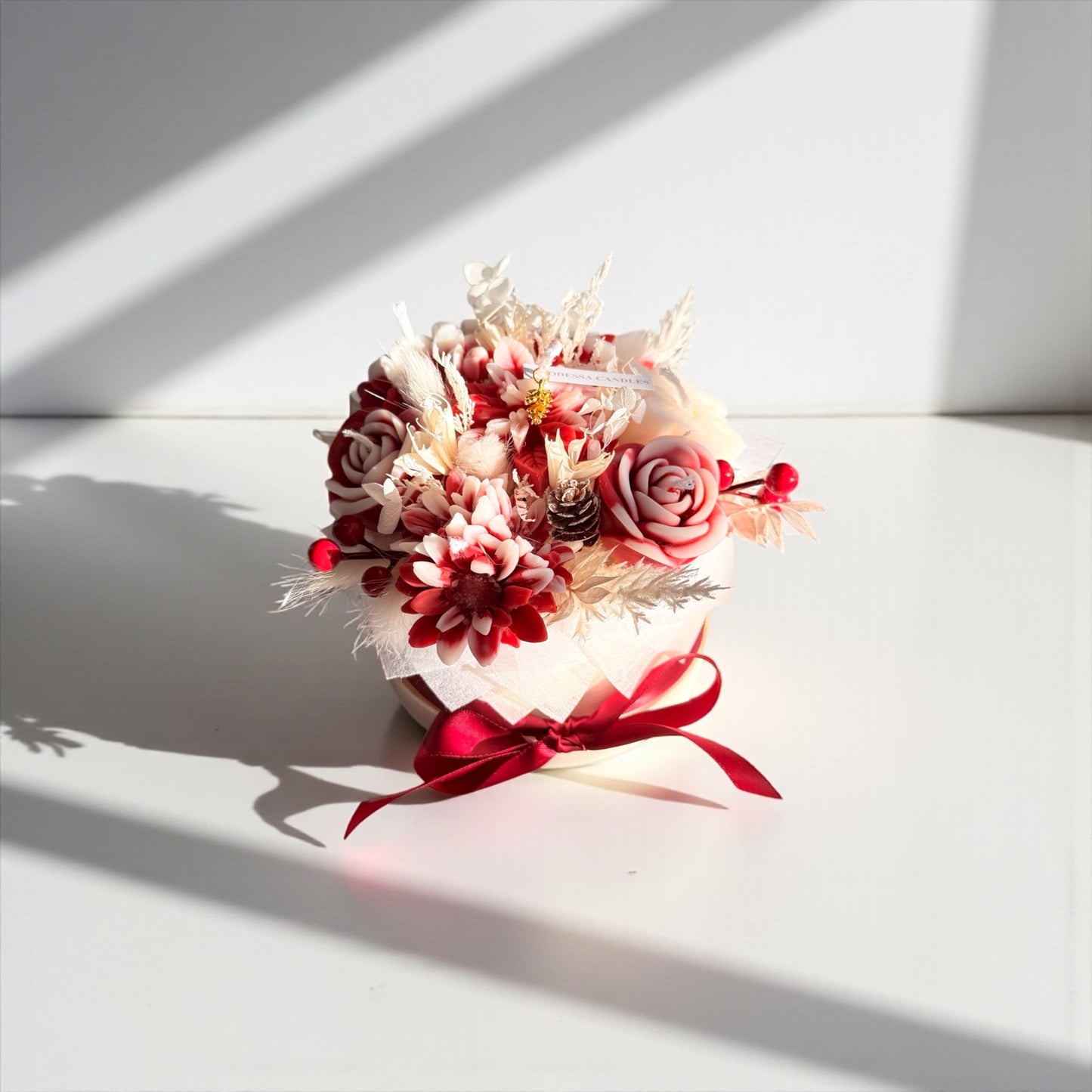 Crimson Frost Bouquet