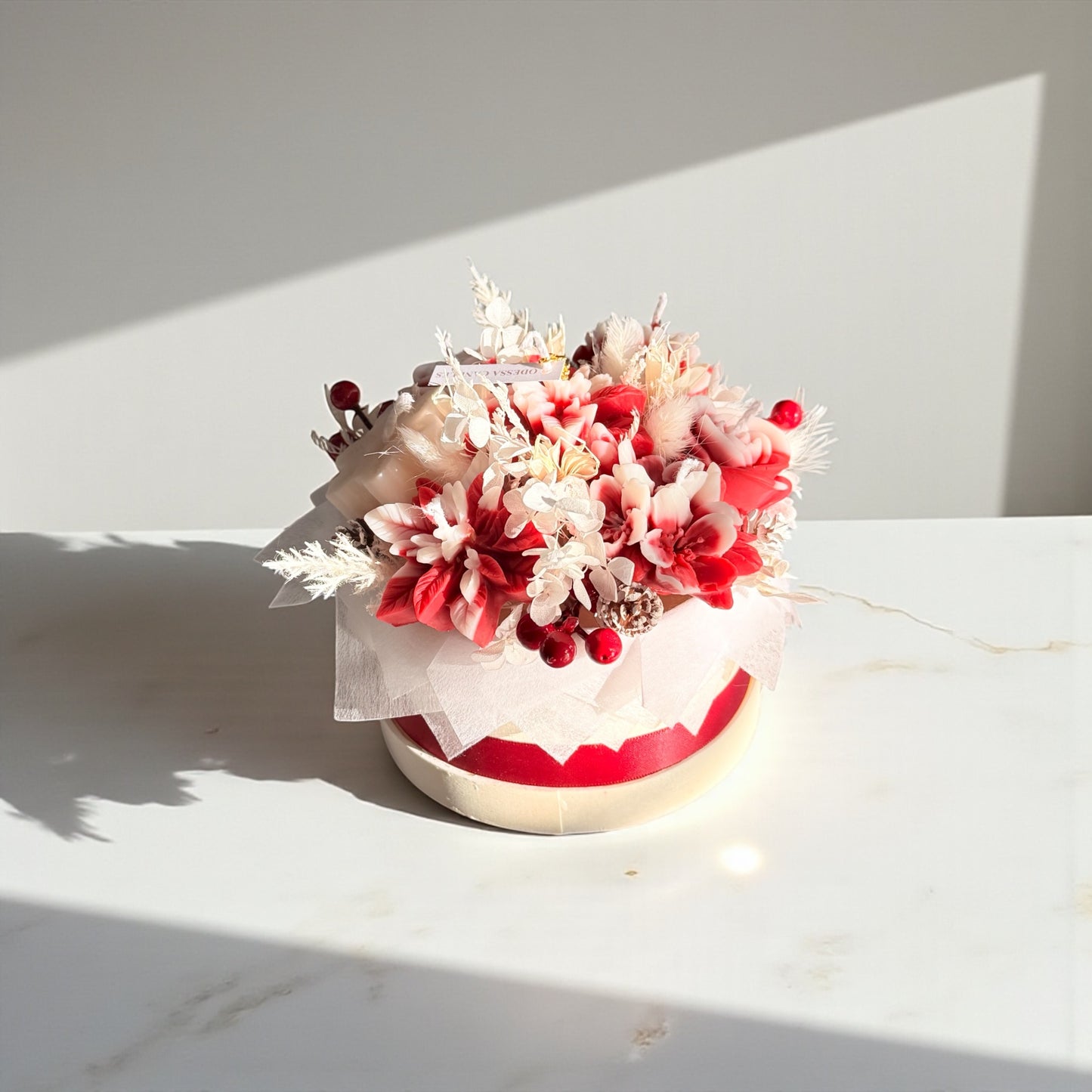 Crimson Frost Bouquet