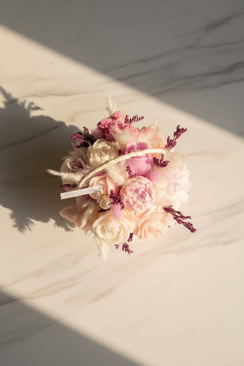 Cotton Bloom Basket