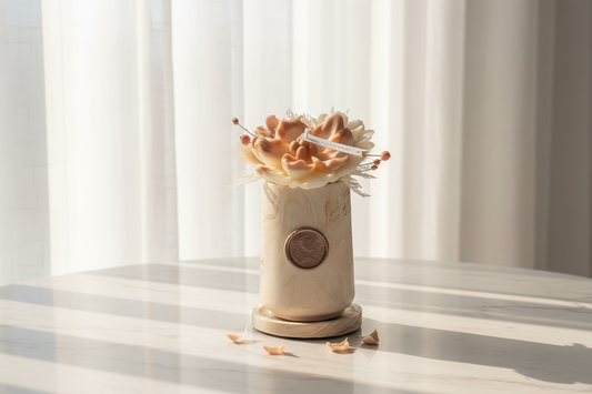 Marble Bloom Arrangement