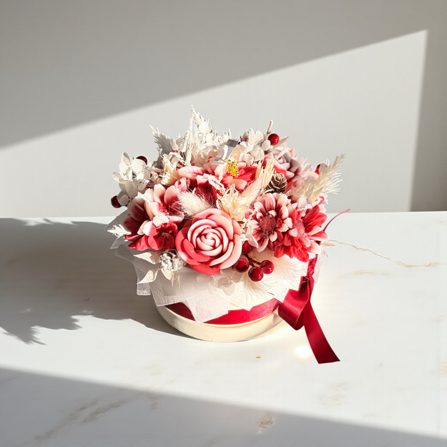 Crimson Frost Bouquet