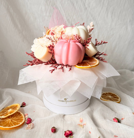 Blush Pumpkin Bouquet