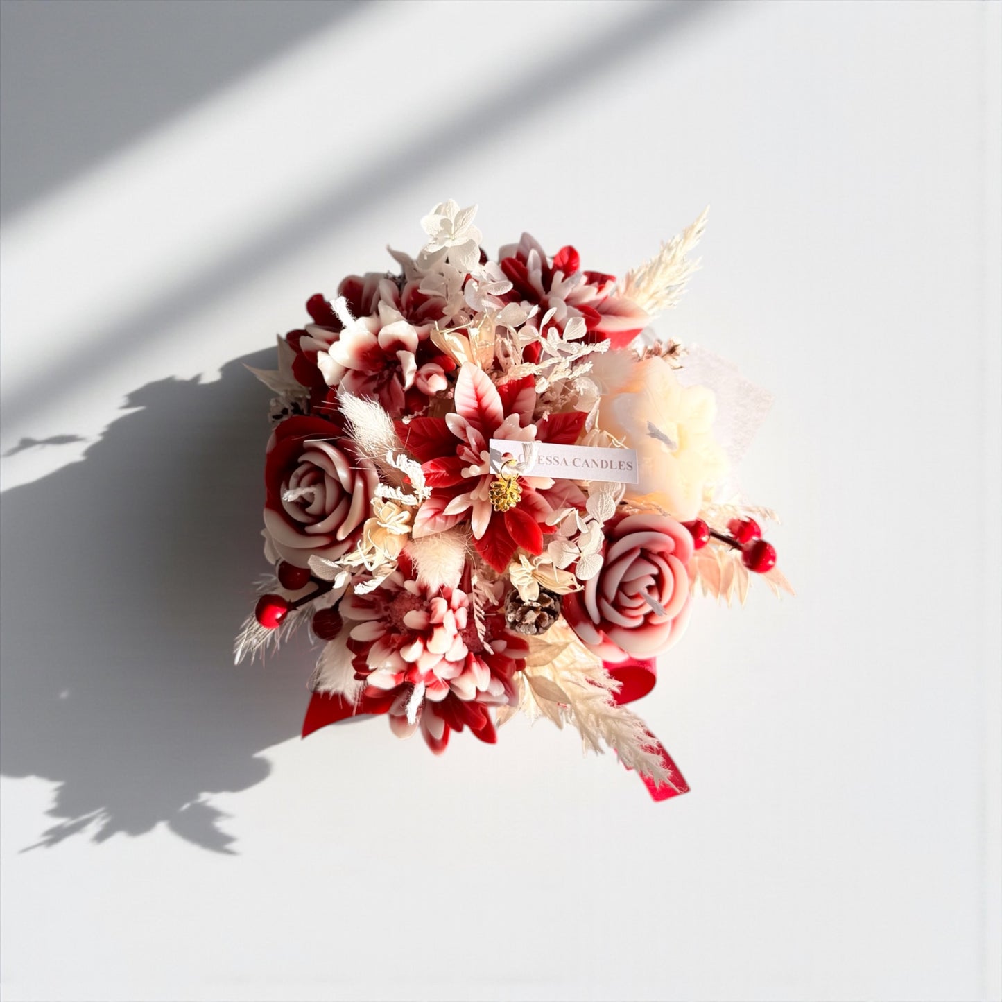 Crimson Frost Bouquet