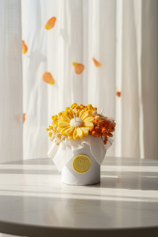 Marguerite Bouquet orange/yellow