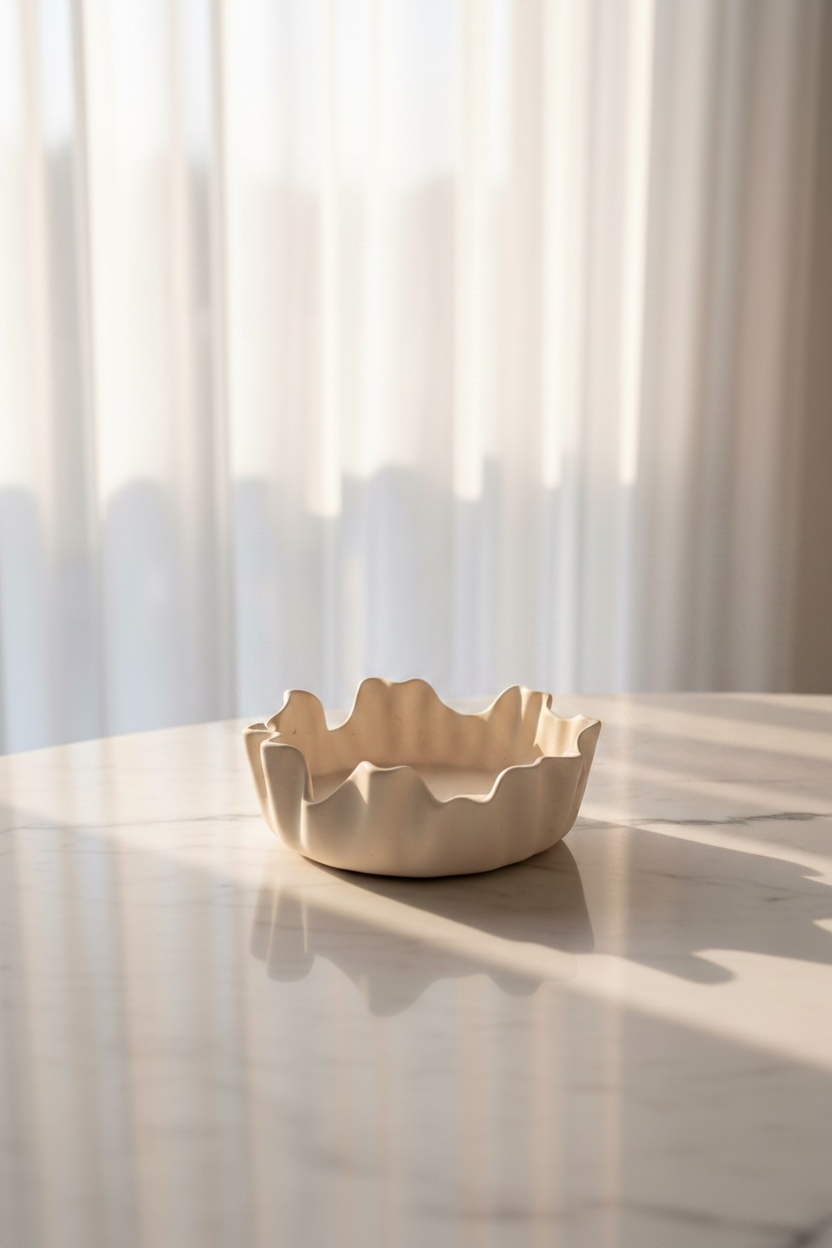 Ivory Wave Bowl