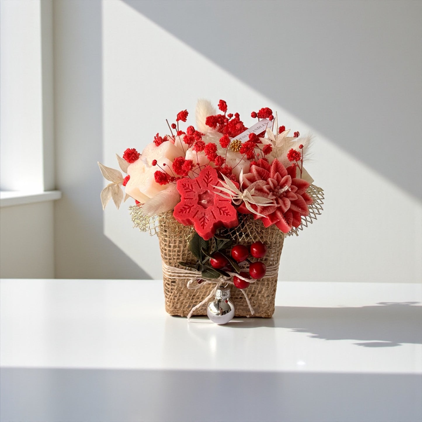 Berry Candle Bouquet